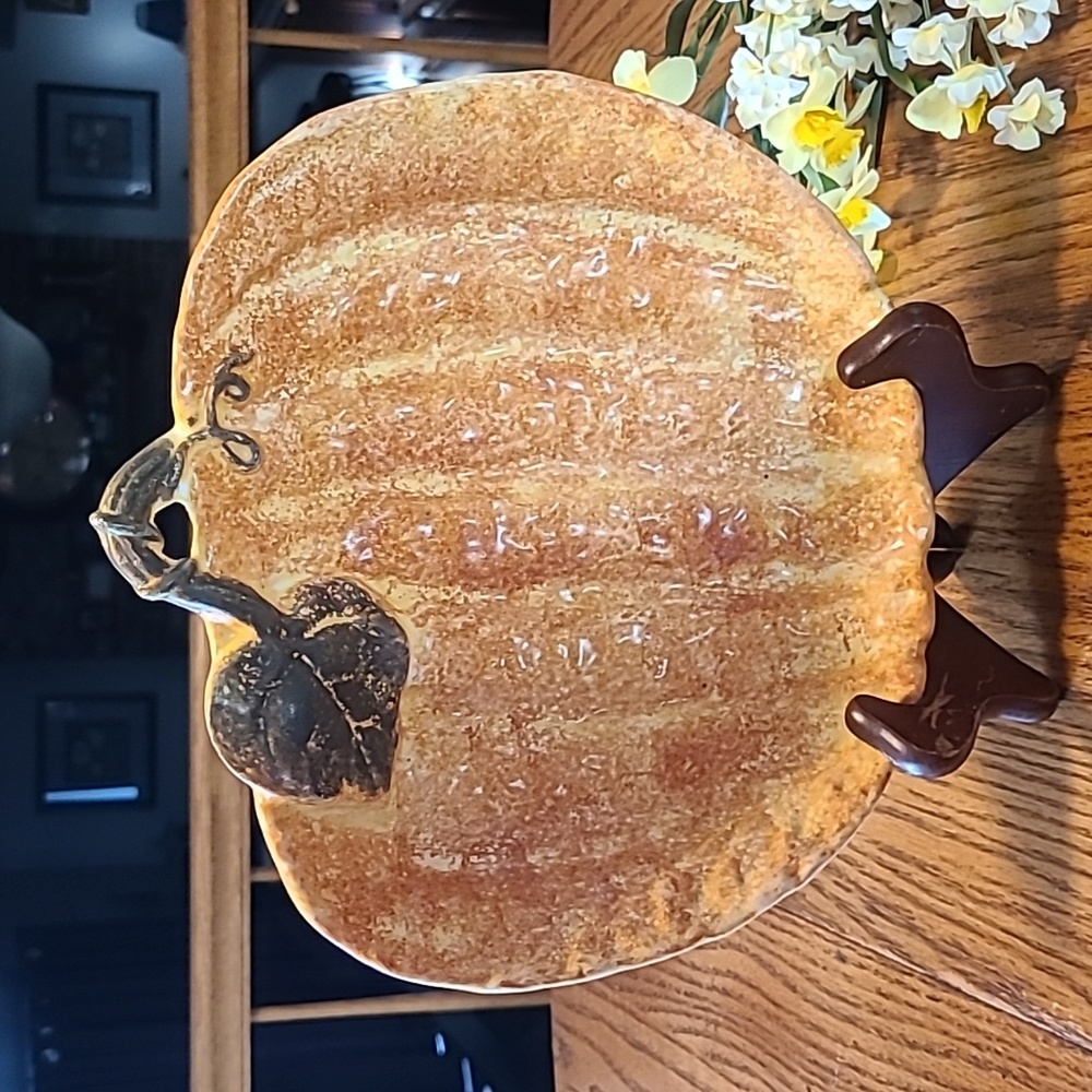 Fall Pumpkin Plate